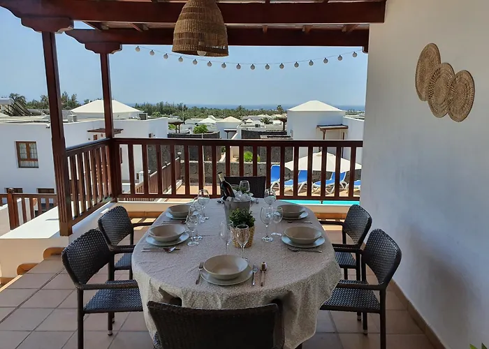 빌라 Lujosa 4 Hab Piscina, Jacuzzi Y Vistas Mar 플라야블랑카